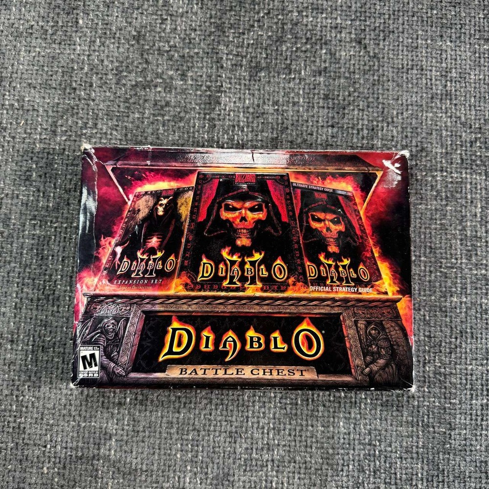 Diablo 2 Battle Chest Expansion Set Game PC/Mac 2000-2001 Blizzard